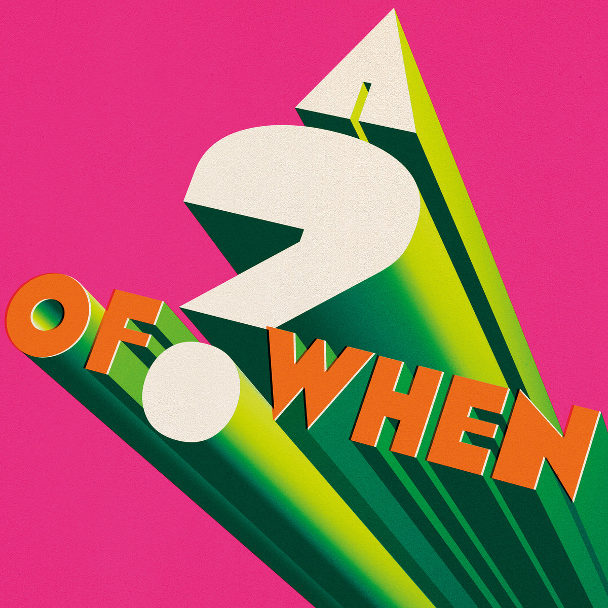 A ? of WHEN by Panda Bear & Sonic Boom — cover art